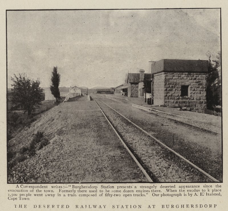 La stazione ferroviaria abbandonata a Burghersdorp da English Photographer
