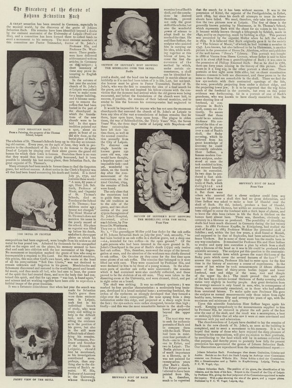 La scoperta della tomba di Johann Sebastian Bach da English Photographer