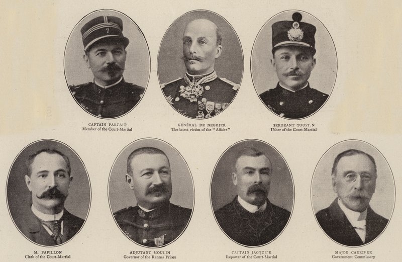 Il processo militare di Dreyfus da English Photographer
