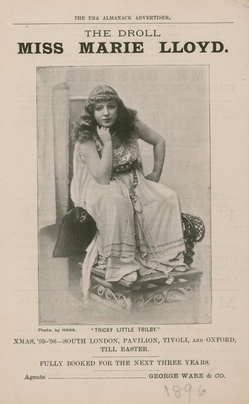 La buffa Miss Marie Lloyd da English Photographer
