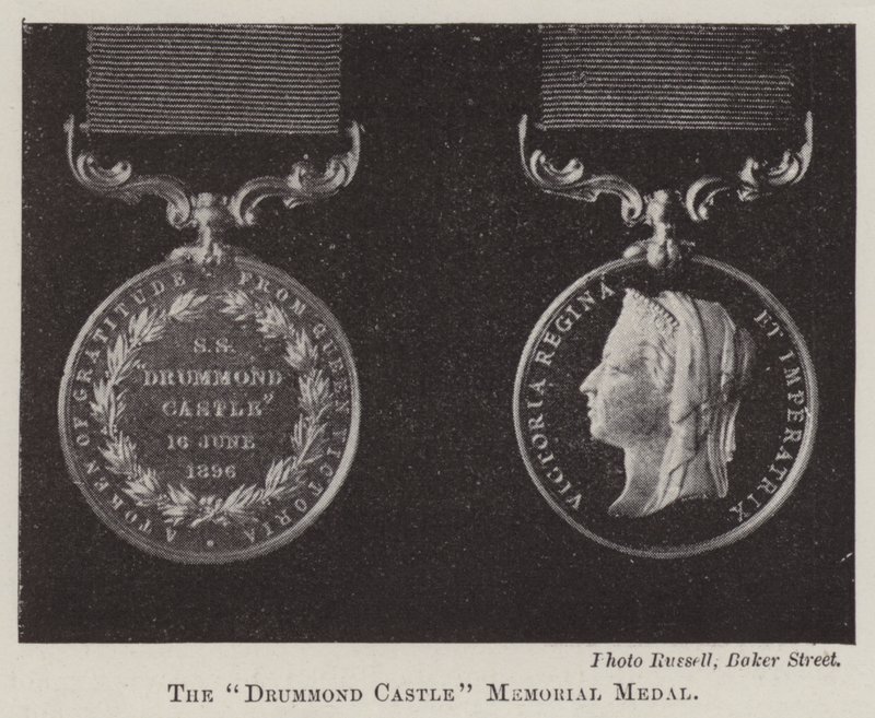 Medaglia commemorativa del castello di Drummond da English Photographer
