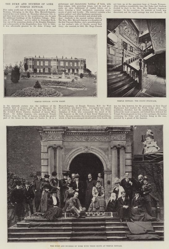 Il Duca e la Duchessa di York a Temple Newsam da English Photographer
