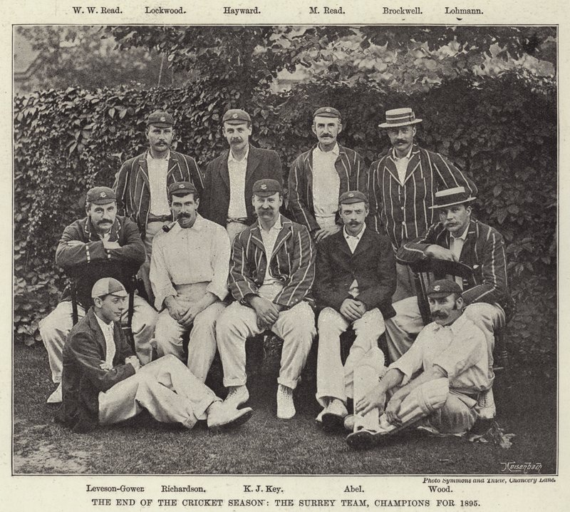 La Fine della Stagione di Cricket, la Squadra del Surrey, Campioni del 1895 da English Photographer