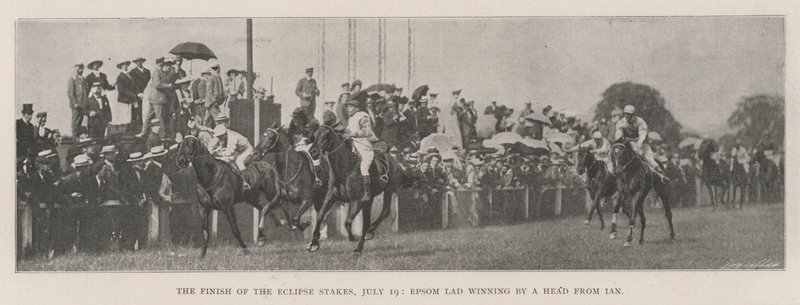 La fine delle Eclipse Stakes, 19 luglio, Epsom Lad vincendo per una testa da Ian da English Photographer
