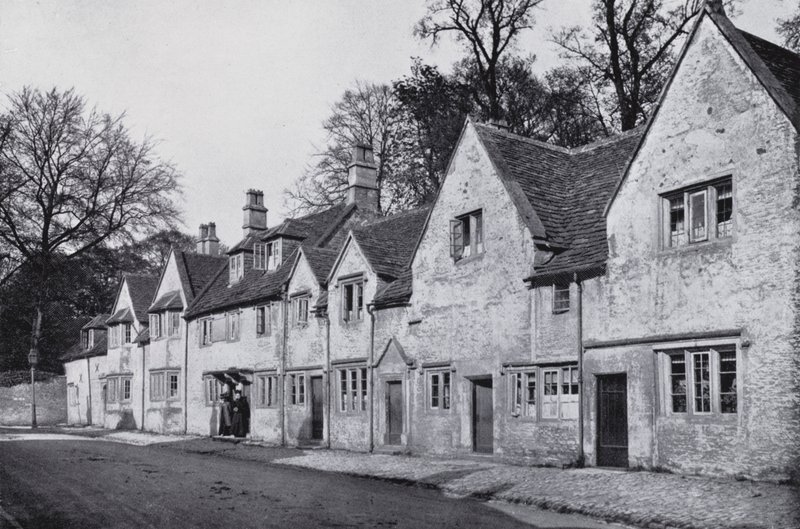 Le case fiamminghe, Corsham da English Photographer