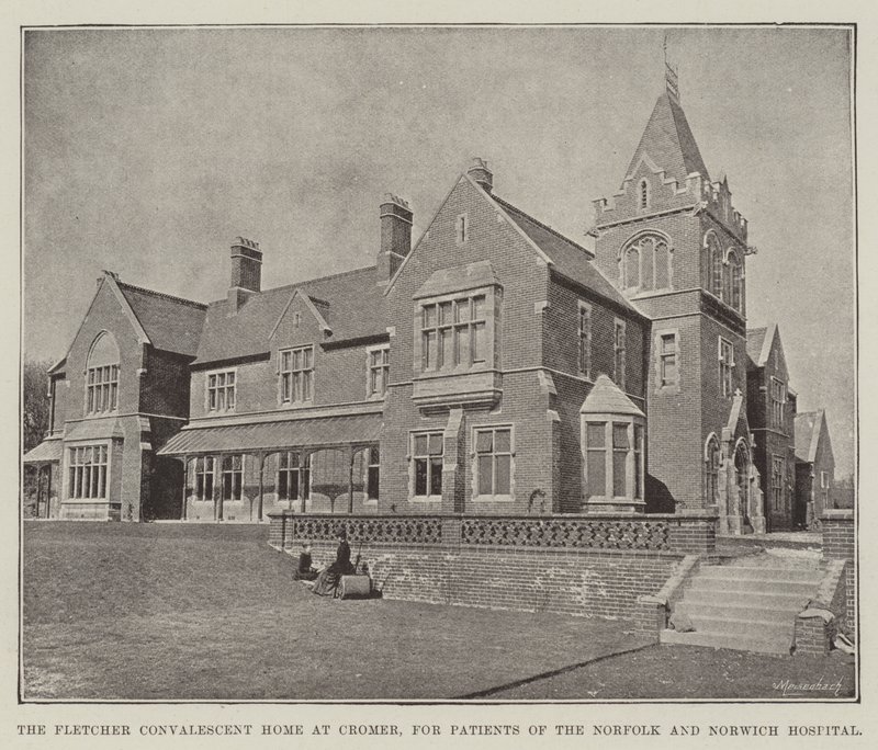 La casa di convalescenza Fletcher a Cromer, per i pazienti dell