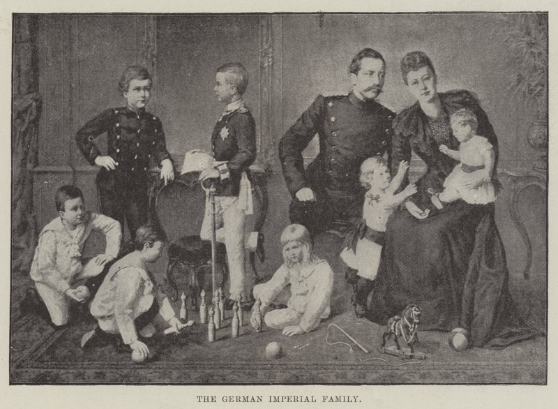 La famiglia imperiale tedesca da English Photographer