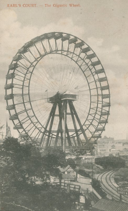 La Ruota Gigante, Earls Court, Londra da English Photographer