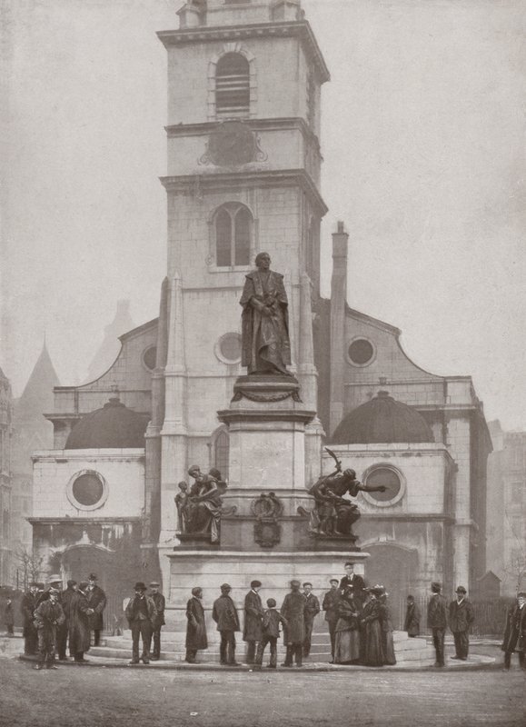Il memoriale di Gladstone nello Strand da English Photographer