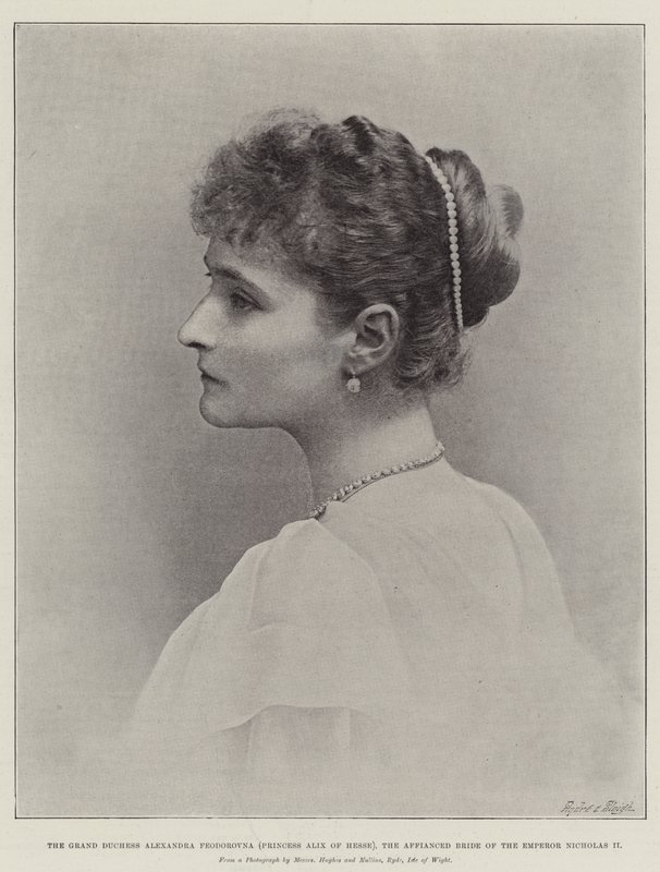 La granduchessa Alexandra Feodorovna (principessa Alix d
