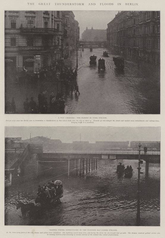 Il grande temporale e le inondazioni a Berlino da English Photographer