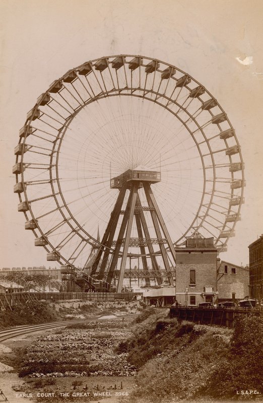La Grande Ruota a Earls Court, Londra da English Photographer