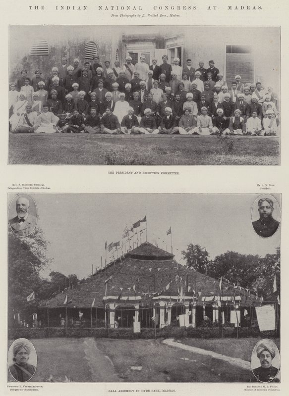 Il Congresso Nazionale Indiano a Madras da English Photographer