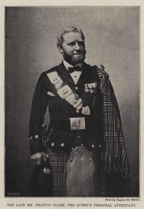 Il defunto signor Francis Clark, assistente personale della Regina da English Photographer