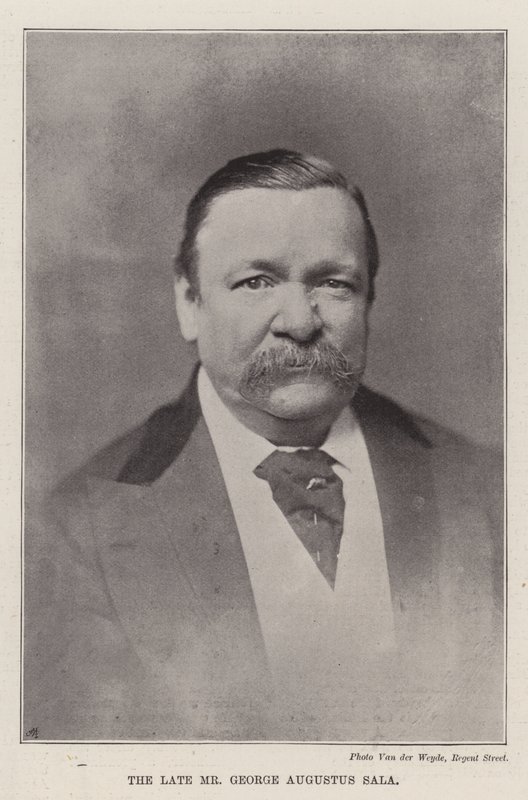 Il Defunto Mr George Augustus Sala da English Photographer