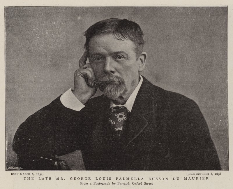 Il defunto Mr George Louis Palmella Busson Du Maurier da English Photographer