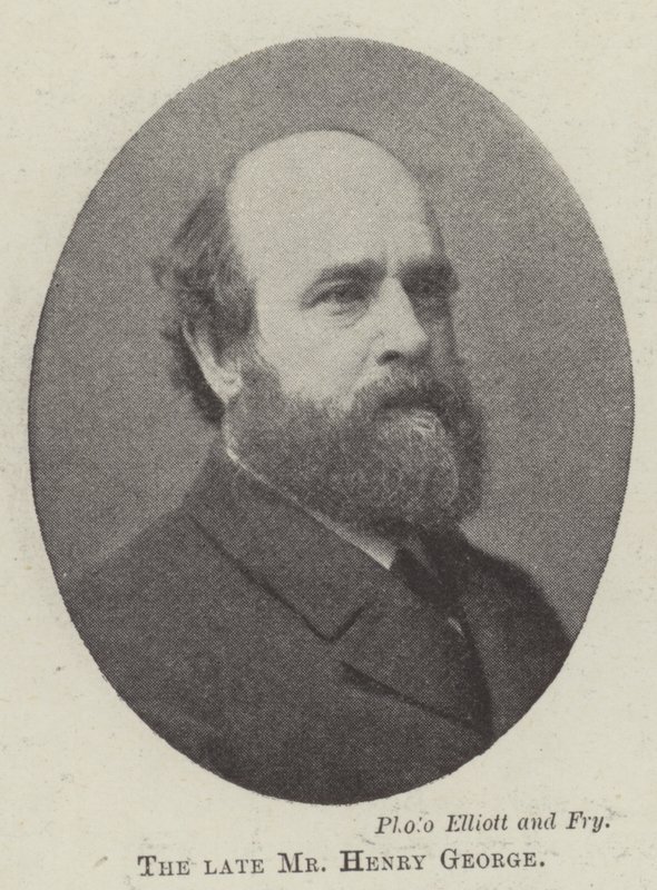 Il defunto Signor Henry George da English Photographer