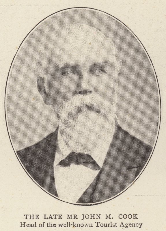 Il defunto Mr. John M. Cook da English Photographer