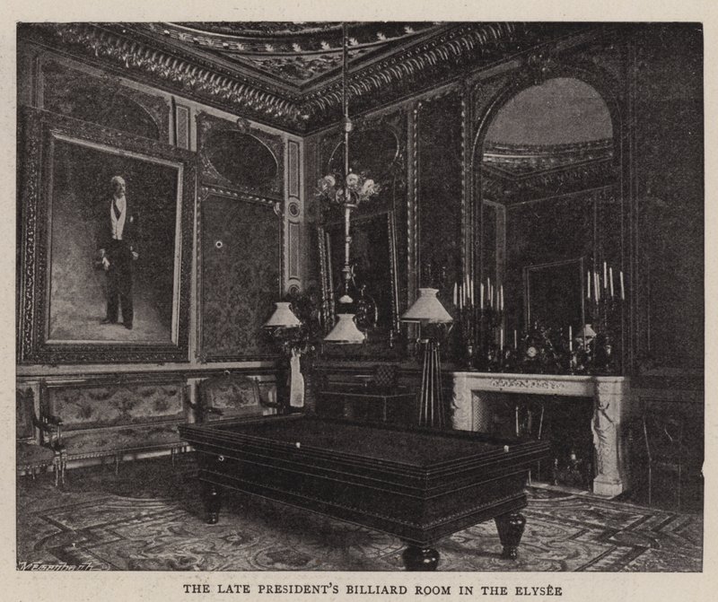 La sala da biliardo del defunto Presidente all