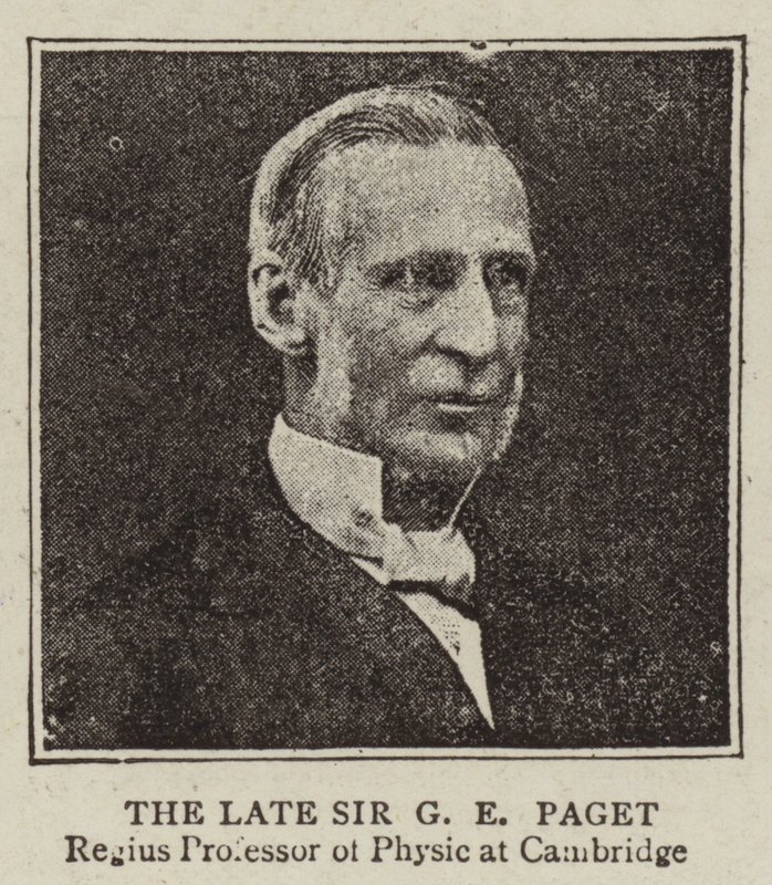 Il Defunto Sir G E Paget da English Photographer