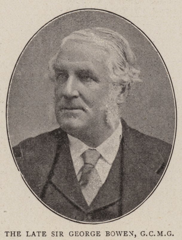 Il defunto Sir George Bowen, GCMG da English Photographer