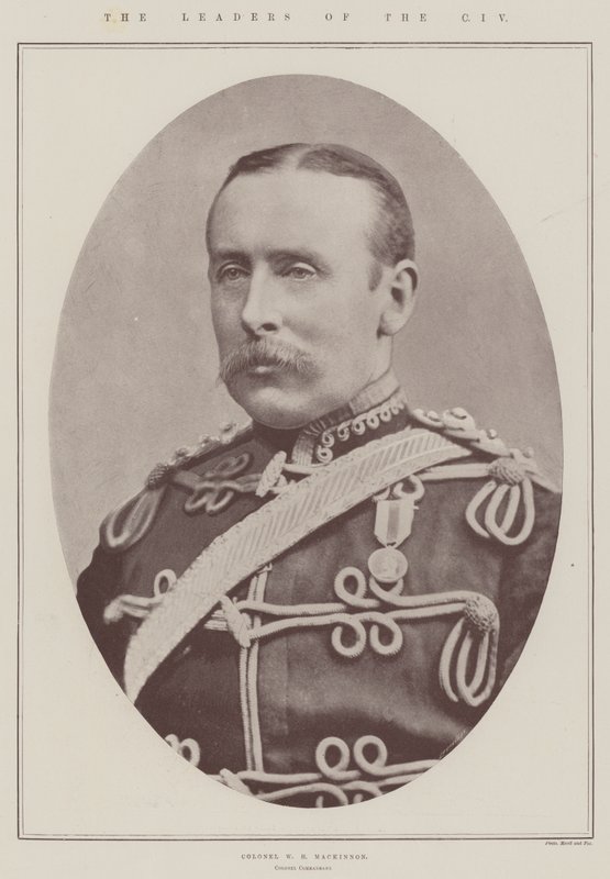 I leader del CIV, colonnello W H Mackinnon, colonnello comandante da English Photographer