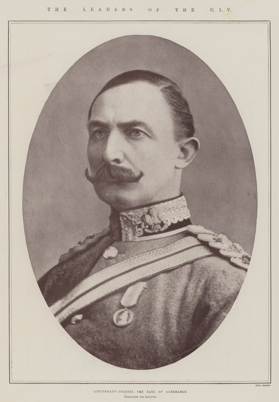 I leader del CIV, tenente colonnello il conte di Albemarle, comandante della fanteria da English Photographer