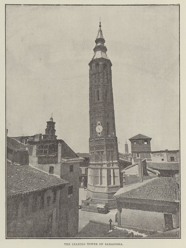 La torre pendente di Saragozza da English Photographer