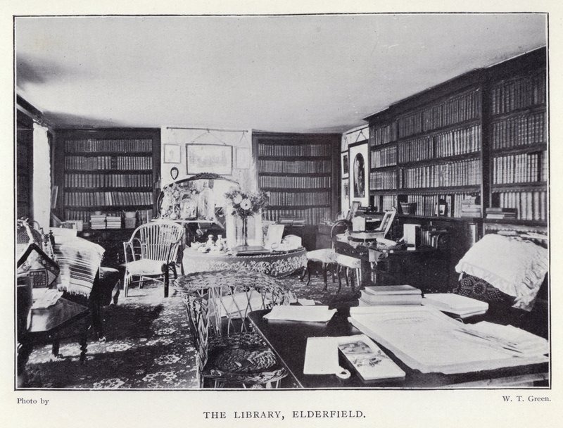 La biblioteca, Elderfield da English Photographer