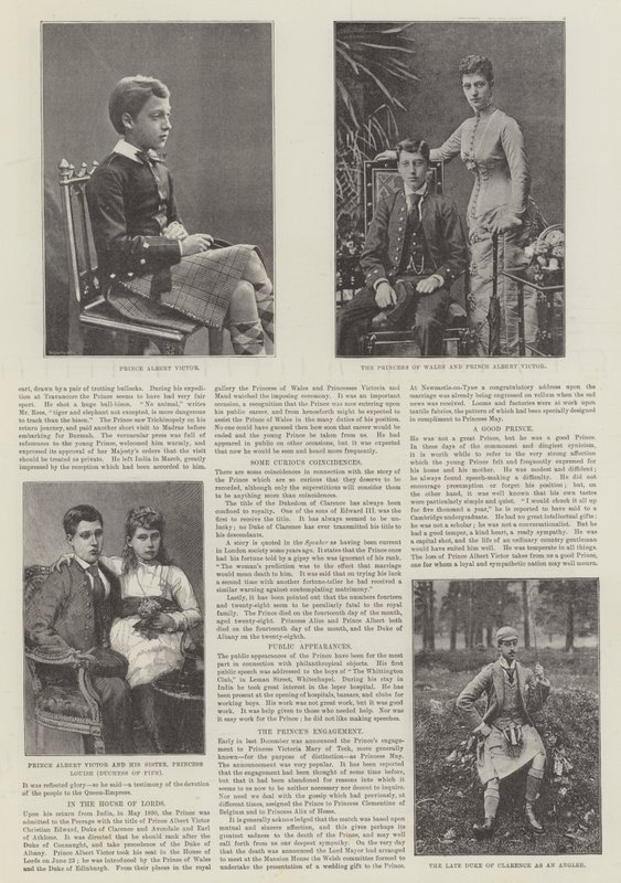 La vita del Duca di Clarence da English Photographer