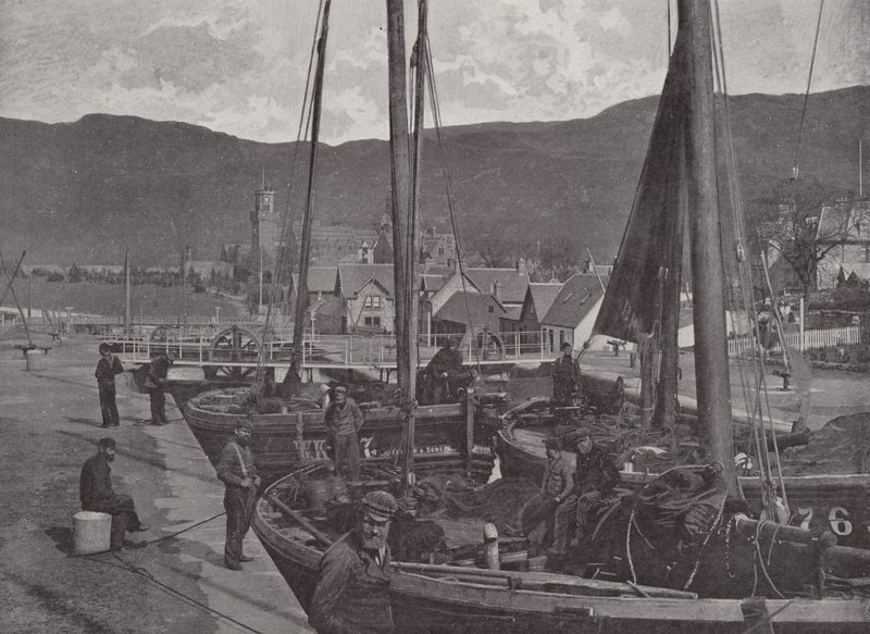 Le Chiuse, Fort Augustus da English Photographer