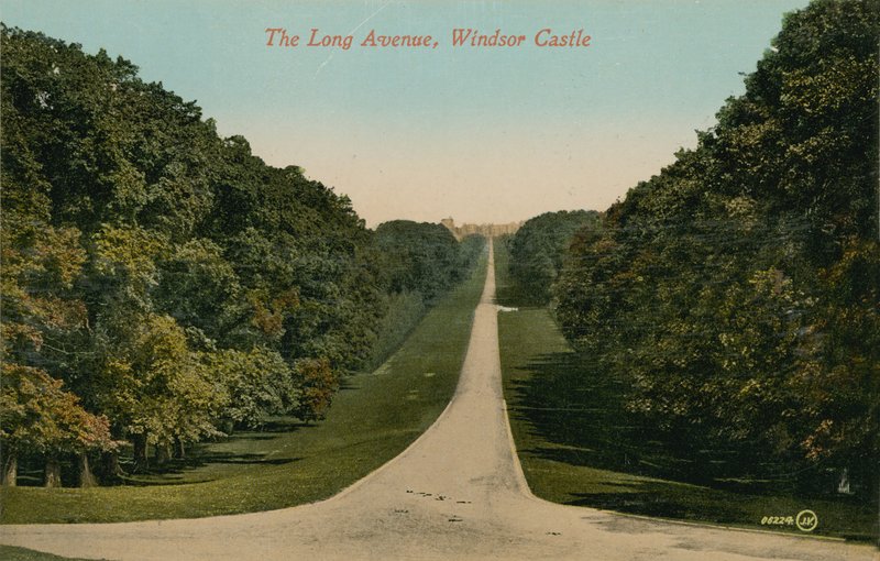 Il Viale Lungo, Castello di Windsor in Inghilterra da English Photographer