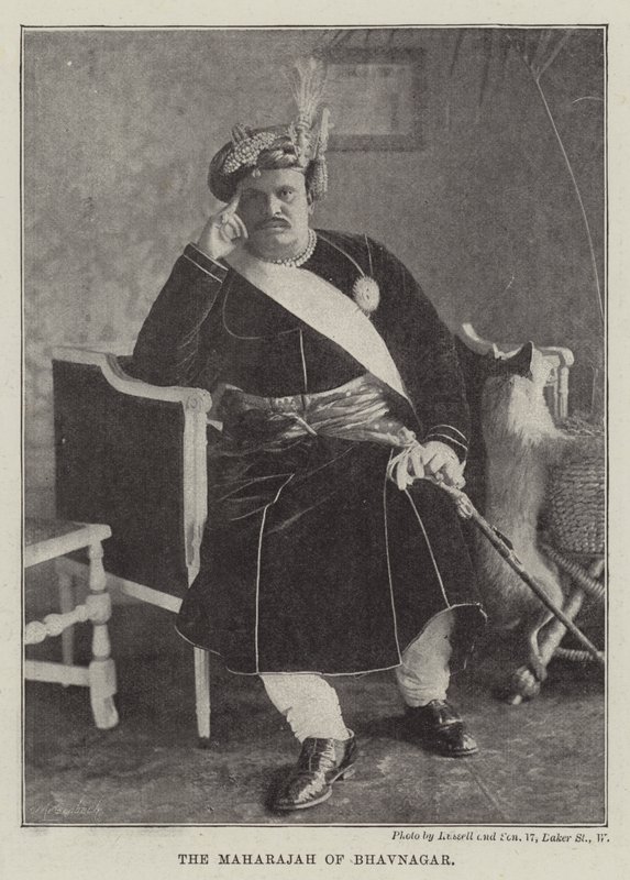 Il Maharajah di Bhavnagar da English Photographer