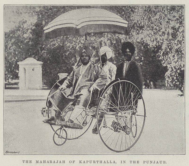 Il Maharajah di Kapurthalla, nel Punjab da English Photographer