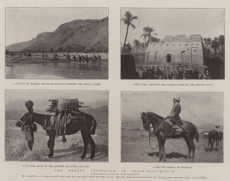 La spedizione di Mekran in Perso-Baluchistan da English Photographer