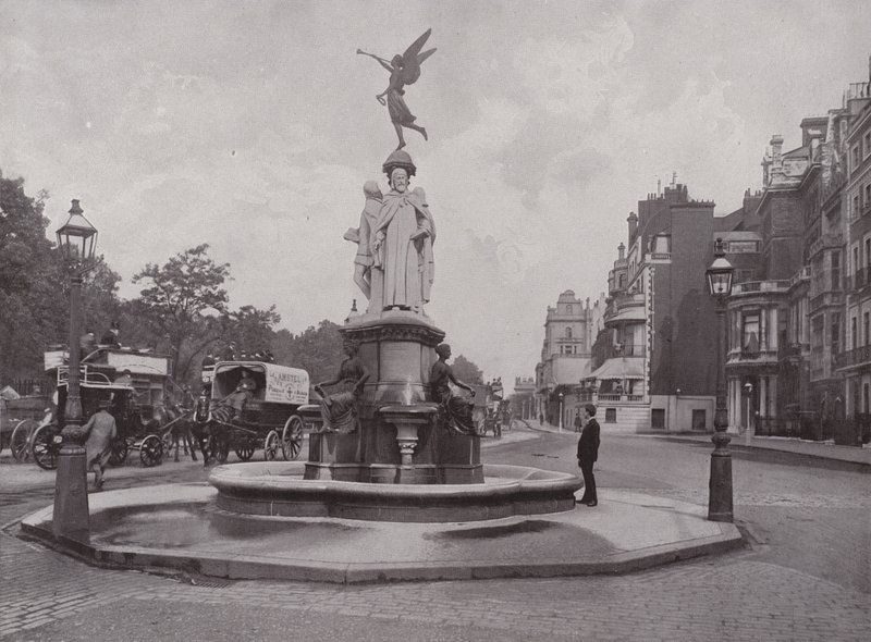 La Fontana Memoriale in Park Lane da English Photographer