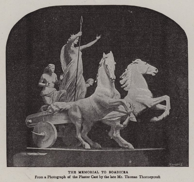 Il memoriale a Boadicea da English Photographer