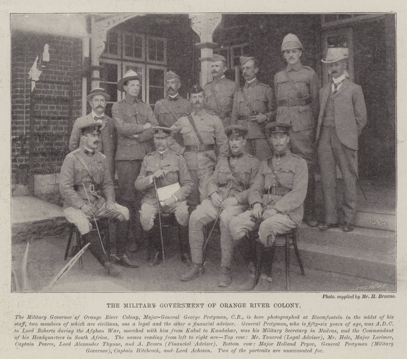 Il Governatore Militare della Colonia del Fiume Orange da English Photographer