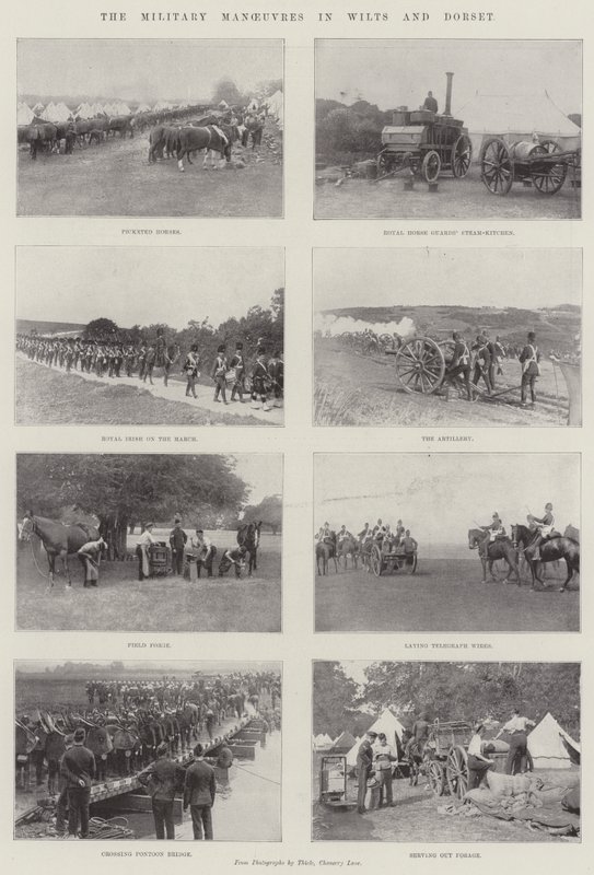 Le manovre militari nel Wiltshire e nel Dorset da English Photographer
