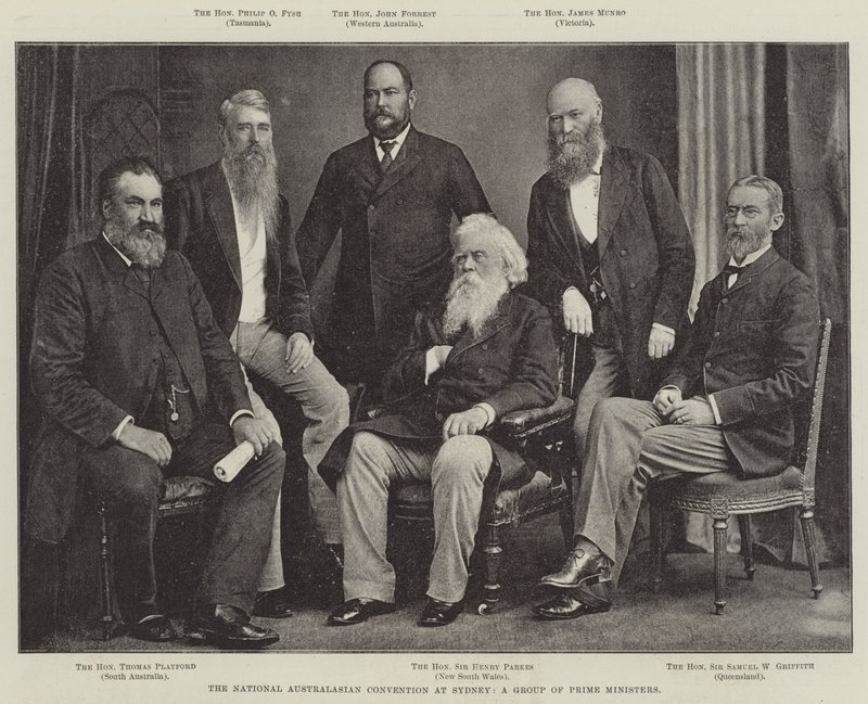 La Convenzione Nazionale Australiana a Sydney, un gruppo di primi ministri da English Photographer