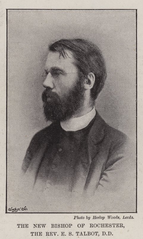 Il Nuovo Vescovo di Rochester, Reverendissimo E S Talbot, DD da English Photographer