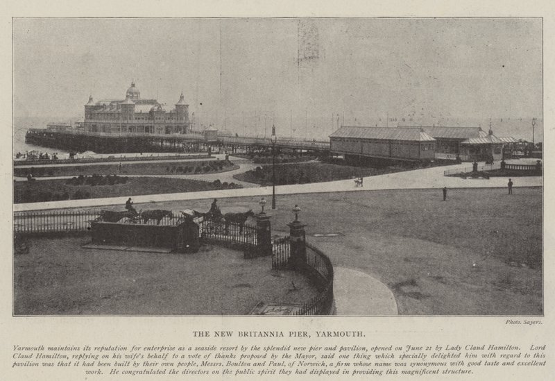 Il nuovo Britannia Pier, Yarmouth da English Photographer