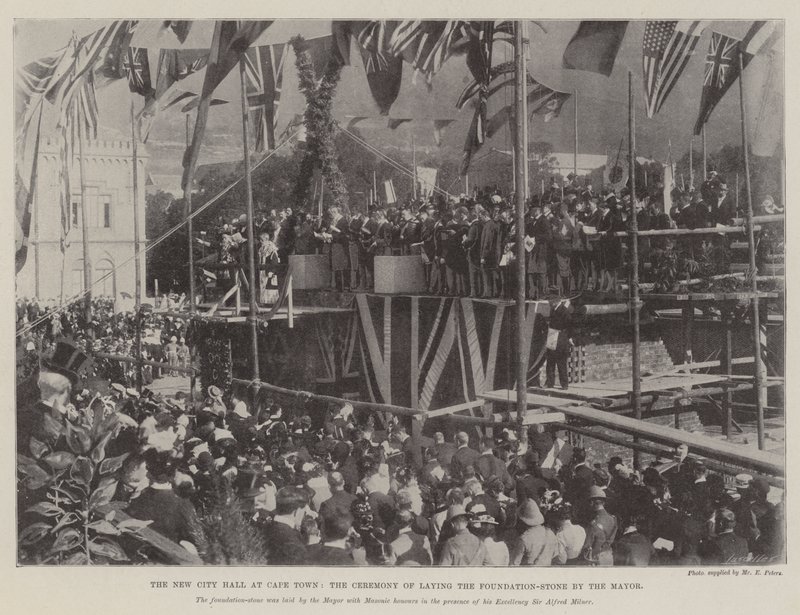 La nuova City Hall a Cape Town, la cerimonia di posa della prima pietra da parte del sindaco da English Photographer