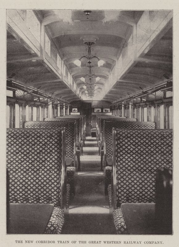 Il nuovo treno corridoio della Great Western Railway Company da English Photographer