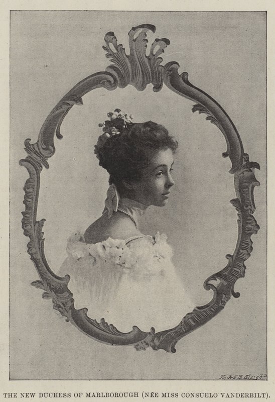 La nuova Duchessa di Marlborough (nata Miss Consuelo Vanderbilt) da English Photographer