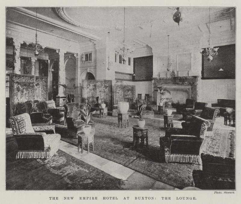 Il nuovo Empire Hotel a Buxton, il salone da English Photographer
