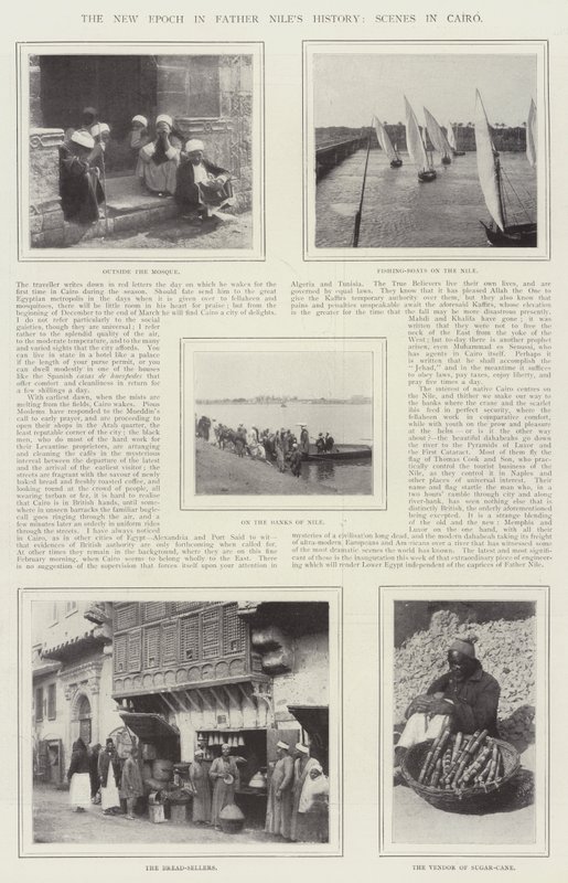 La nuova epoca nella storia di Padre Niles, scene al Cairo da English Photographer