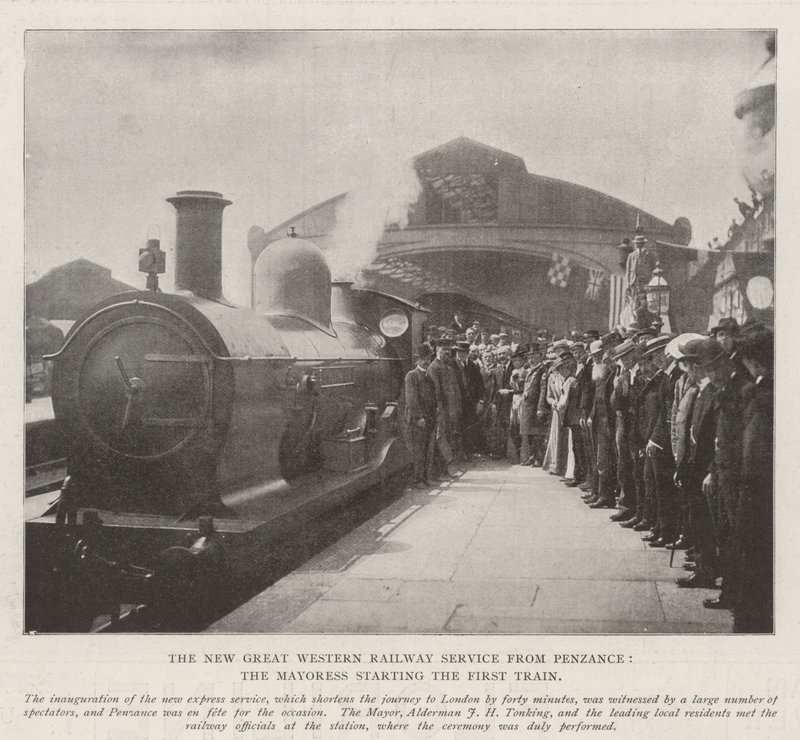 Il nuovo servizio ferroviario Great Western da Penzance, la sindaca avvia il primo treno da English Photographer