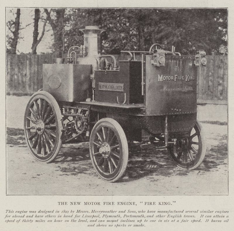 Il nuovo motore antincendio, Fire King da English Photographer