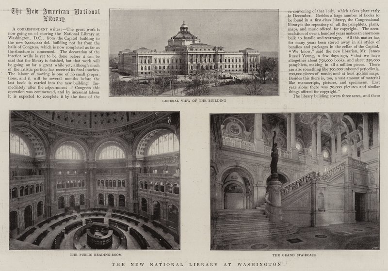 La nuova Biblioteca Nazionale a Washington da English Photographer
